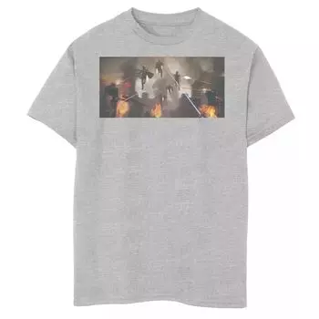 Футболка с графическим рисунком «Звездные войны: Мандалорская засада» для мальчиков 8–20 лет Star Wars