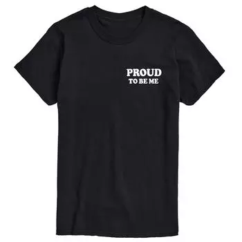 Футболка с графическими рисунками Big & Tall Pride Proud To Me Licensed Character, серый