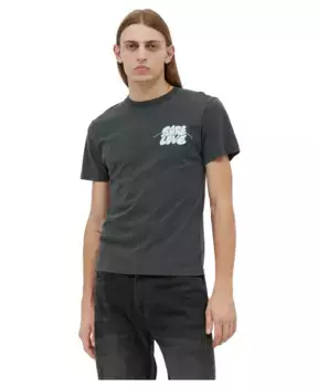 Футболка с графической вышивкой Carne Bollente, черный