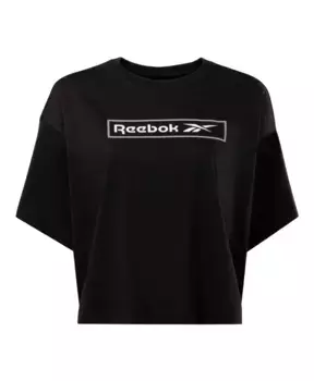 Футболка с графичным логотипом Reebok, черный
