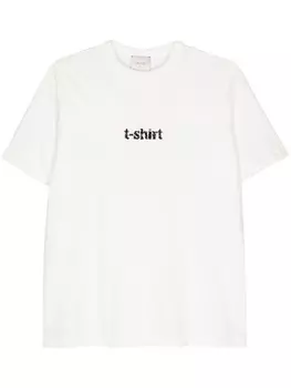 Футболка с графичным принтом Alysi, белый