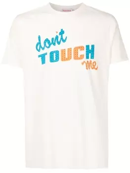 Футболка с графичным принтом Amir Slama, бежевый