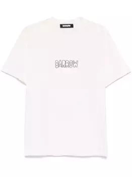 Футболка с графичным принтом BARROW, белый