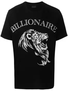 Футболка с графичным принтом Billionaire, черный