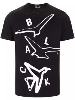 Футболка с графичным принтом Black Comme Des Garons, черный