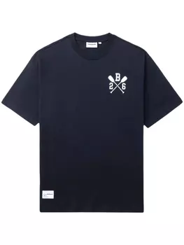 Футболка с графичным принтом CHOCOOLATE, синий