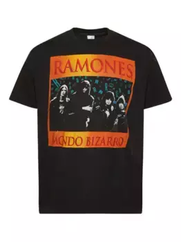 Футболка с графичным принтом EARTHLING VIP, черный