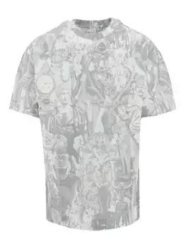 Футболка с графичным принтом Givenchy, синий