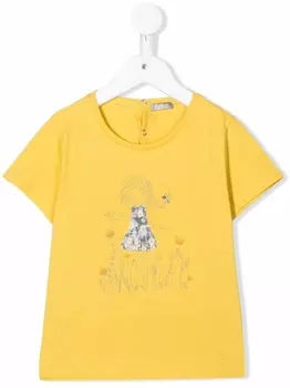 Футболка с графичным принтом Il Gufo, желтый