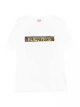 Футболка с графичным принтом KENZO, белый