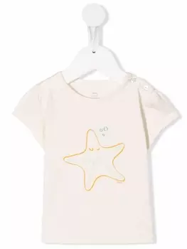 Футболка с графичным принтом Knot, бежевый