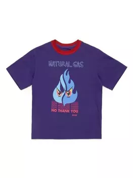 Футболка с графичным принтом MYAR KIDS, фиолетовый