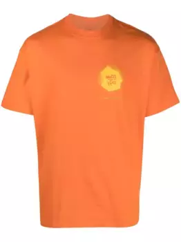 Футболка с графичным принтом OBJECTS IV LIFE, оранжевый