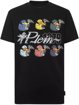 Футболка с графичным принтом Philipp Plein, черный