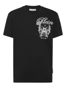 Футболка с графичным принтом Philipp Plein, черный
