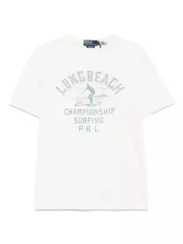 Футболка с графичным принтом POLO RALPH LAUREN, нейтральный