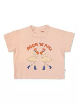 Футболка с графичным принтом Tiny Cottons, розовый