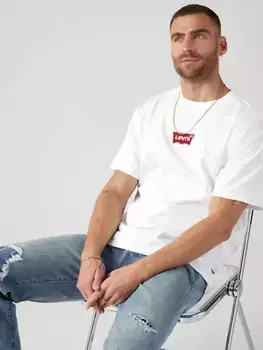 Футболка с графичным принтом в винтажном стиле Levi's, белый