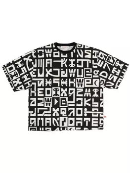 Футболка с графичным принтом Walter Van Beirendonck, черный