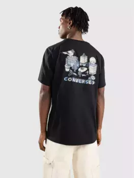 Футболка с графикой City Tour Converse, черный
