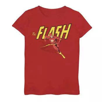 Футболка с графикой DC Comics Flash The Flash для девочек 7–16 лет DC Comics