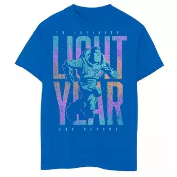 Футболка с графикой Disney/Pixar's Lightyear Boys 8-20 To Infinity And Beyond Buzz Words Licensed Character