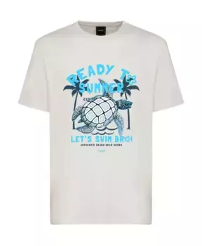 Футболка с графикой F**K, белый