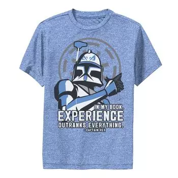 Футболка с графикой «Капитан Рекс» для мальчиков 8–20 лет «Звездные войны» «Войны клонов» Star Wars
