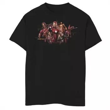 Футболка с графикой «Marvel Avengers: Endgame Iron Man» для мальчиков 8–20 лет Marvel