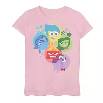 Футболка с групповым изображением Disney/Pixar's Inside Out для девочек 7–16 лет Licensed Character