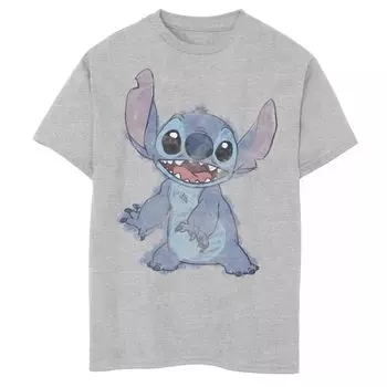 Футболка с художественной вышивкой и рисунком Lilo & Stitch Disney для мальчиков 8–20 лет Licensed Character