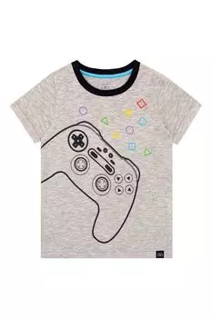 Футболка с игровым контроллером Harry Bear, серый