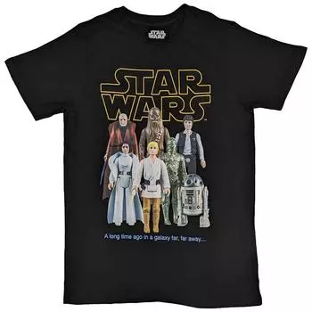 Футболка с игрушечными фигурками повстанцев Star Wars, черный