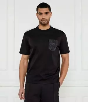 Футболка с имбирем Regular fit Hugo, черный