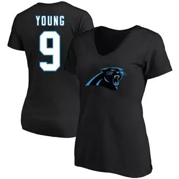 Футболка с именем и номером Fanatics Branded Carolina Panthers, черный