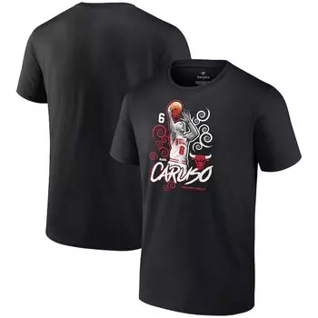 Футболка с именем и номером Fanatics Branded Chicago Bulls, черный