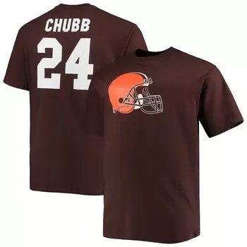 Футболка с именем и номером Fanatics Branded Cleveland Browns, коричневый