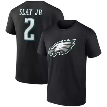 Футболка с именем и номером Fanatics Branded Philadelphia Eagles, черный