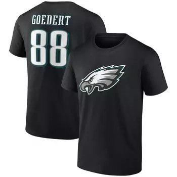 Футболка с именем и номером Fanatics Branded Philadelphia Eagles, черный