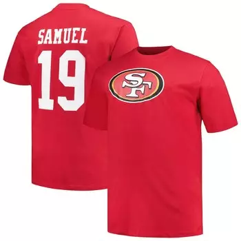 Футболка с именем и номером Fanatics Branded San Francisco 49Ers, алый