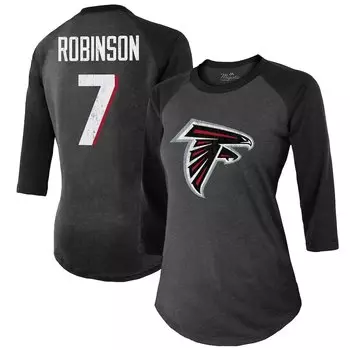 Футболка с именем и номером Majestic Threads Atlanta Falcons, черный