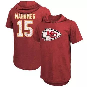 Футболка с именем и номером Majestic Threads Kansas City Chiefs, красный