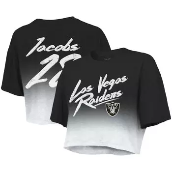 Футболка с именем и номером Majestic Threads Las Vegas Raiders, черный