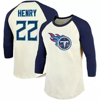 Футболка с именем и номером Majestic Threads Tennessee Titans, кремовый