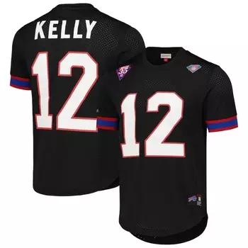 Футболка с именем и номером Mitchell & Ness Buffalo Bills, черный