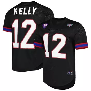 Футболка с именем и номером Mitchell & Ness Buffalo Bills, черный