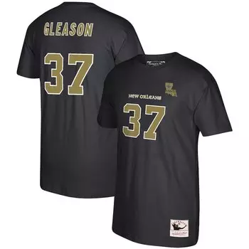 Футболка с именем и номером Mitchell & Ness New Orleans Saints, черный