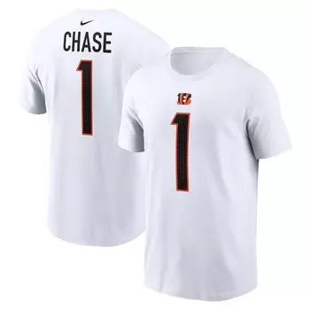 Футболка с именем и номером Nike Cincinnati Bengals, белый