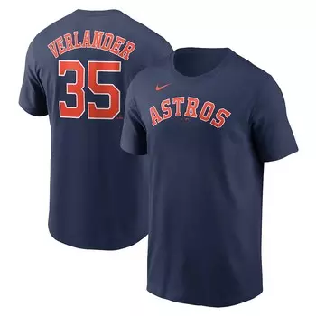Футболка с именем и номером Nike Houston Astros, нави