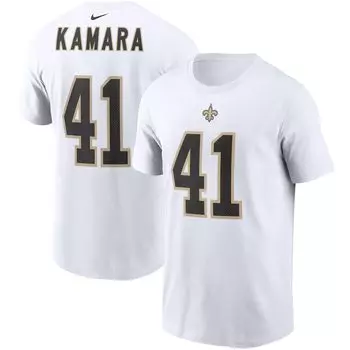 Футболка с именем и номером Nike New Orleans Saints, белый